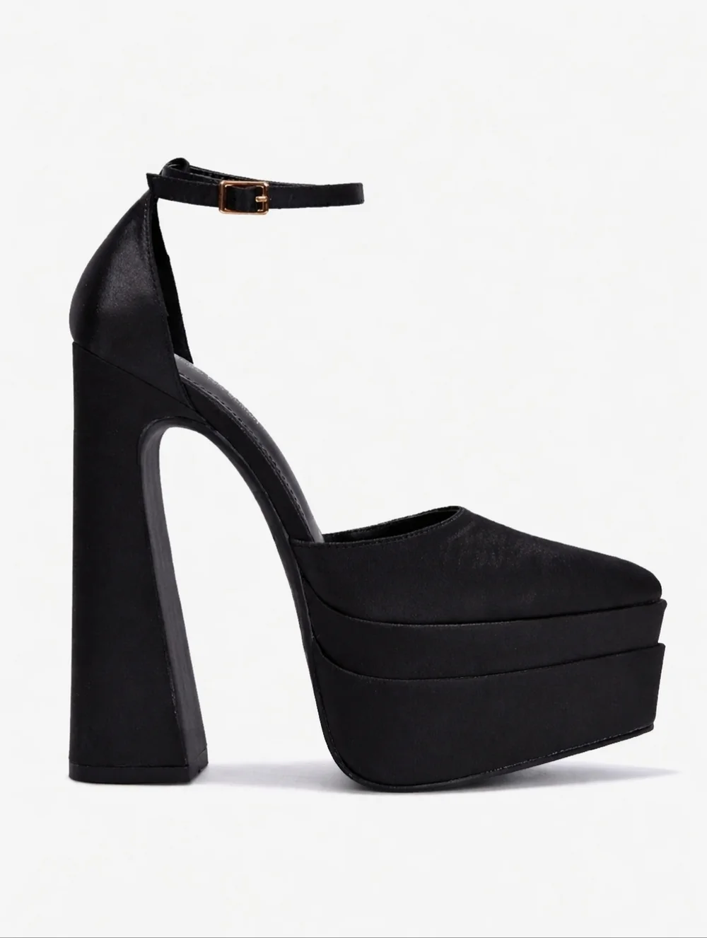 Cape Robbin Snow White High Heels in Black